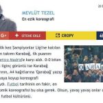 تمسخر هواداران تیم قره باغ جمهوری آذربایجان توسط رسانه های ترکیه!