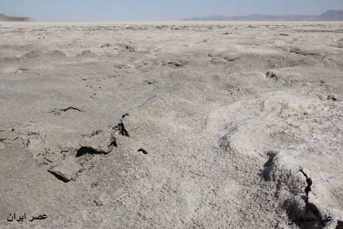 باتلاق های مرگ بار دریاچه ارومیه! (عکس)