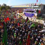 تجمع ۴۰ هزار نفری بسیجیان در آذربایجان غربی برگزار شد
