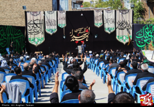 مراسم عزاداری تاسوعای حسینی در هئیت عزاداران مسجد جنرال ارومیه + تصاویر